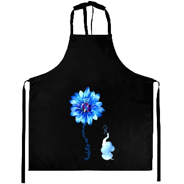 Discover Cute Elephant Diabetes Awareness And Flower Aprons