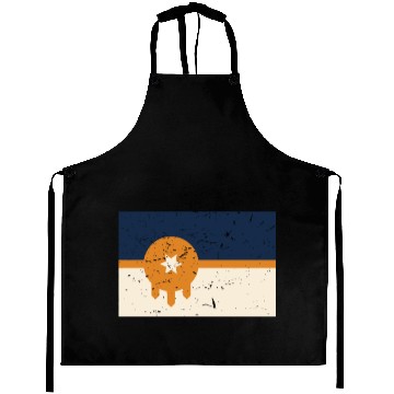 Discover Retro Tulsa Flag Aprons