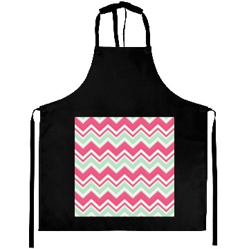 Discover Pink Chevron Pattern Aprons