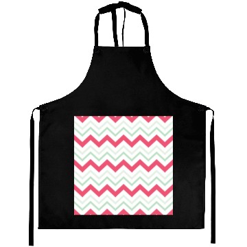 Discover Pink Chevron Pattern Aprons