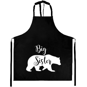 Discover Big Sissy Sister Bear Sibling Gift Aprons