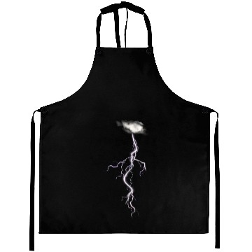 Discover Lighting Gift Idea Lightning Bolt Graphic Aprons