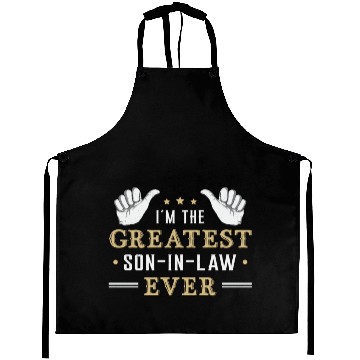 Discover Son Proud Best Son In Law Freaking Gift Idea Aprons