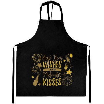 Discover New Year Wishes Midnight Kisses 2019 Aprons