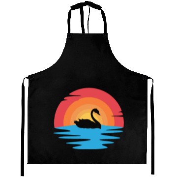 Discover Swan Waterfowl Animal lover Aprons