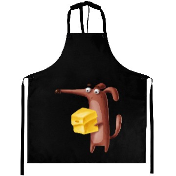 Discover Cheesy Dog Aprons