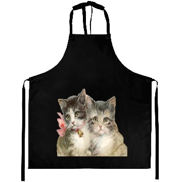 Discover Vintage Adorable Kittens Aprons