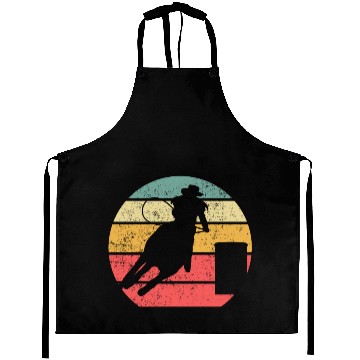 Discover Barrel Racing Retro Aprons