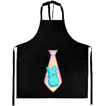 Discover Funny Easter Aprons Cute Bunny Necktie Easter Eggs
