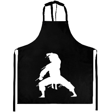Discover Karate Fighter Martial Art MMA Motif Aprons
