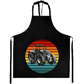 Discover Vintage Tractor Design Aprons