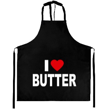 Discover I Love Butter I Heart Butter Dairy Cream Funny Gif Aprons