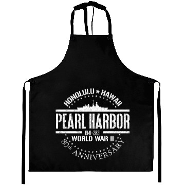 Discover Pearl Harbor 80th Anniversary 1941 World War 2dece Aprons