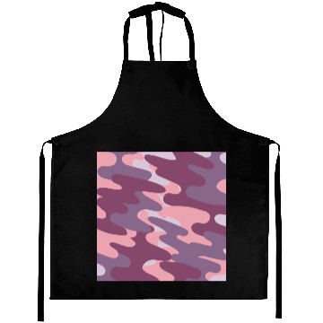 Discover Purple Camo Pattern Aprons