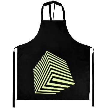 Discover Geometric Cube Aprons