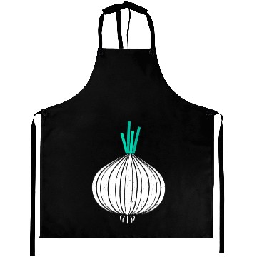 Discover Retro Onion Funny Vegetables Graphic Aprons