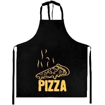 Discover Pizza Yellow Aprons