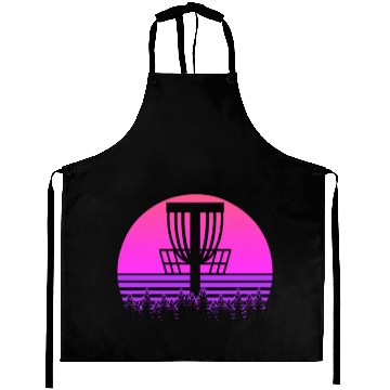 Discover Frisbee Retro 80s Style Gift Aprons