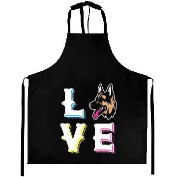 Discover German Shepherd Love Cute Dog Lovers Gift Aprons
