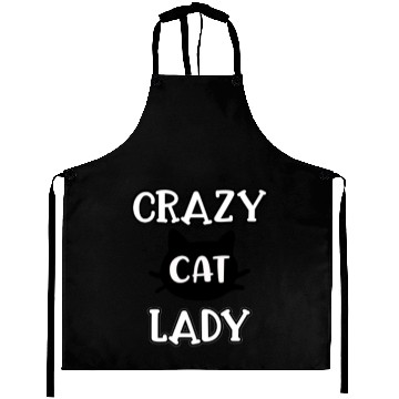 Discover Crazy Cat Lady Aprons
