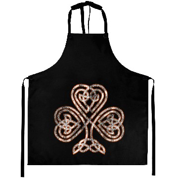 Discover Celtic Knot Trinity Shamrock Irish Heritage Irelan Aprons
