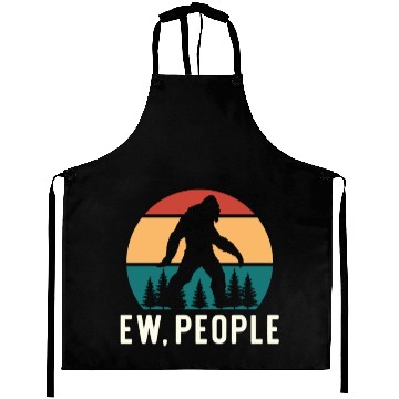 Discover Bigfoot Ew People Sasquatch Gift Aprons