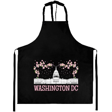 Discover Washington DC Cherry Blossom Monument Aprons