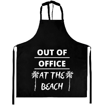 Discover ooo at the beach white Aprons