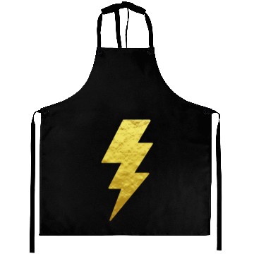 Discover Lightning Bolt Aprons Gold Printed Top