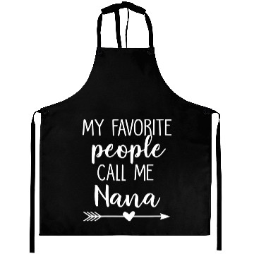 Discover My Favorite People Call Me Nana Aprons