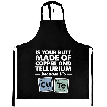 Discover CuTe Copper Tellurium Chemistry Periodic Elements Aprons