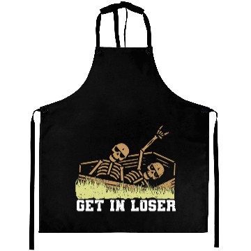 Discover Get in Loser Coffin Aprons