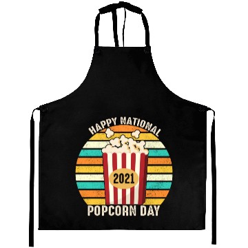 Discover Popcorn day special 2021 Aprons