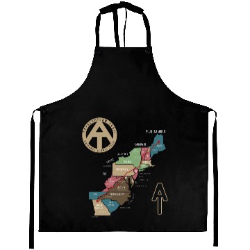 Discover Appalachian Trail Hiking Map Aprons