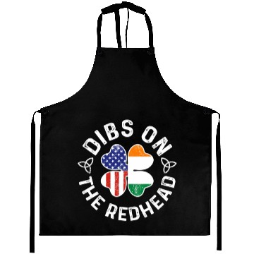 Discover Dibs On The Redhead St Patricks Day Drinking Aprons