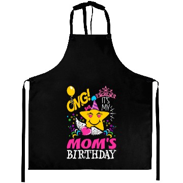 Discover OMG Its My Moms Birthday Aprons