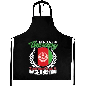 Discover I Dont Need Therapy Afghanistan Aprons