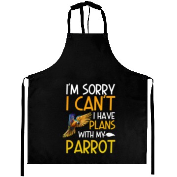 Discover Parrot macaw bird parrot Aprons