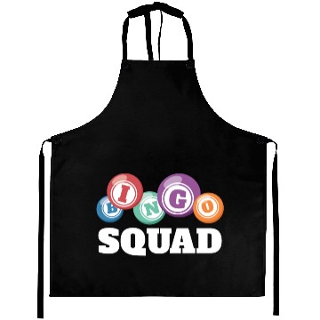 Discover Bingo Player Balls Lucky Number Aprons