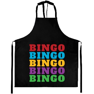 Discover Bingo Player Balls Lucky Number Aprons