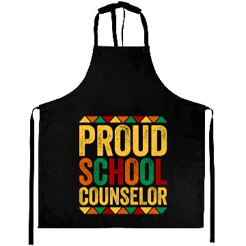Discover Proud School Counselor Aprons Historical Black