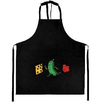 Discover Baseball Pickle Runner Tomato Cheese Sandwich Joke Aprons