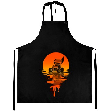 Discover Vintage Retro Style Sprint Car Racing Aprons