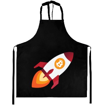 Discover Bitcoin Rocket - cryptocurrency crypto Bitcoins Aprons