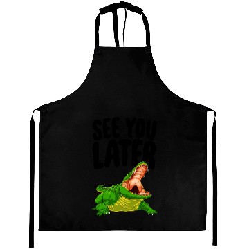 Discover See You Later Alligator Aprons