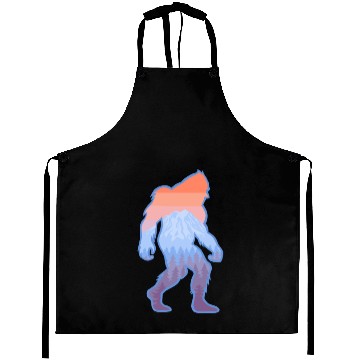Discover Mt Rainier Bigfoot Sasquatch Aprons