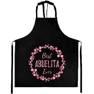 Discover Womens Best Abuelita Ever Cute Grandma Mother's Da Aprons