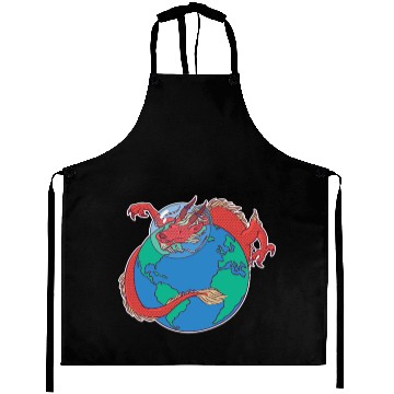 Discover ASTRONAUT DRAGON Aprons