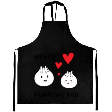 Discover Dumpling Couple Valentine's Gift Aprons