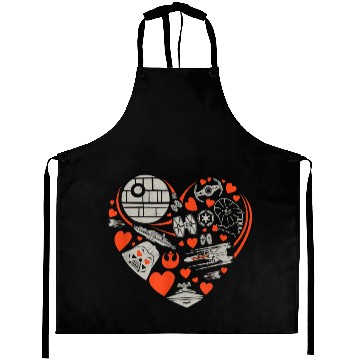 Discover Star Wars Valentine s Day Heart Galaxy Aprons